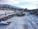 Working in the snow at Rhyd Ddu - Steve Broomfield