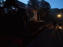 Arrival back at Tan y Bwlch in the dusk. (Photo: A.Thomas/FR)