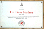 Plaque to Ben Fisher at Nantmor - Andrew Thomas