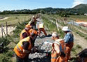 The 'thankless task' of shovelling ballast (Photo: A.Thomas/FR)