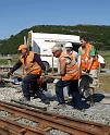 Moving the mechanism baseplate. (Photo: A.Thomas/FR)