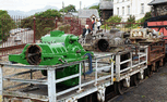 Upnor's gearbox amongst Boston Lodge's collection of Planet gearboxes! (Photo: A.Thomas/FR)