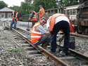 The half rails in place. (Photo: D.Firth)