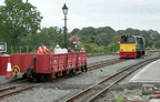 Preparing to extend the release road and bay platform at Dinas. (Photo: S.Broomfield)