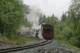 138 on Canal Curve, Caernarfon bound (Photo J.Peduzzi)