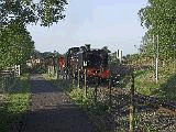 No. 87 after passing across Hendy Crossing returning EOS 2nd June 2010 (Photo L.Armstrong)