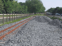 Looking from the Council Crossing towards 'Gasworks Siding' (Photo: L.Armstrong)