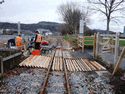 Remodeling the Llyn Bach foot crossing. (Photo: S Broomfield)