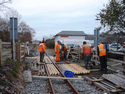 Remodeling the Llyn Bach foot crossing. (Photo: S Broomfield)