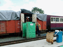 The Loo after removal from the Brake Van. (Photo: S.Banbury)