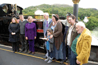 Lyd's naming at Beddgelert Station (Photo: C.Parry/FR)