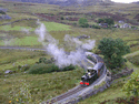 Lyd's Supporters Train approaching Rhyd Ddu. (Photo: Michael Davies)