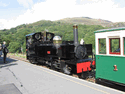 Lyd leaving Beddgelert. (Photo: Peter Balderston)