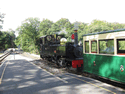 Lyd leaving Beddgelert. (Photo: Peter Balderston)