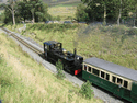 Lyd passing through Pont Cae'r Gors cutting. (Photo: Peter Balderston)