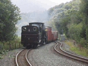 Taliein and K1 approaching Waunfawr. (Photo: Peter Balderston)