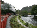 Lyd on the way through the Aberglaslyn Pass. (Photo: S.Broomfield)