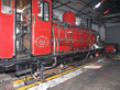 138 in the Loco shed awaitng to be reunited with it's power units (L. Armstrong)