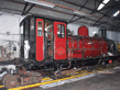 138 in the Loco shed awaitng to be reunited with it's power units (L. Armstrong)