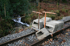 The blocks used for the retaining wall. (Photo: S Melhuish)