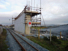 Concreting eastern abutment of bypass bridge - Steve Broomfield