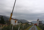 Removing the sheet piling - Steve Broomfield