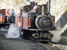 The two Fairlies queueing for the water tower at Caernarfon - Richard Watson