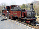 Merddin Emrys at rest at Beddgelert on the outward journey - Richard Watson