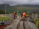 Correcting cant at Rhyd Ddu - Steve Broomfield