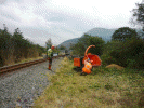 Clearing Betws Garmon area- Steve Brommfield