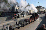 Palmerston returns slate wagons on Britannia bridge - Dave Waldren