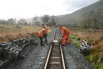 Ballast wall north of Rhyd Ddu - Simon Melhuish