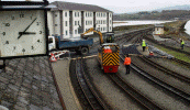 Delivering tarmac to Harbour Station for haul road - Andrew Thomas