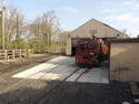 138 being prepaired for the day's service on the new area outside the loco shed. (Photo: L.Armstrong)