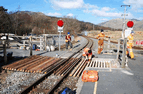 Installing anti-respass grids at Rhyd Ddu - (Photo: Steve Broomfield)