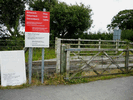 The new and old signage at Cefn Werthyd. (Photo: Steve Broomfield)