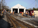 The track with ballast removed. (Photo: S.Broomfield)