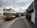 The works train on Britannia Bridge. (Photo: S.Broomfield)