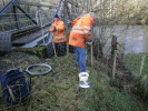 Fencing at Pont Ynysferlas - Tony Baker