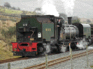 143 approaches Rhyd Ddu