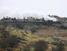 Rounding the curve into Rhyd Ddu in the murk