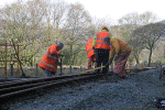 Track work at Hafod y llyn