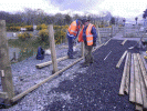 Fencing at Pont Croesor - Tony Baker