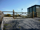 Installation of gate at Pont Croesor - Steve Broomfield