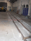 Track extension in Dinas loco shed - Laurence Armstrong