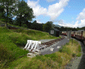 Completed buffer on new siding at Beddgelert - David Tidy