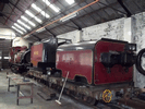 138's Boiler unit and tanks on the new track extension in the loco shed