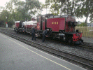 Coal fired 138 being checked at Dinas - Tony Baker