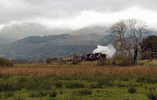 138 double heading with No 143 on a railtour special train on 24th October 2012.