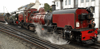 138 double heading with No 143 entering Harbour Station.